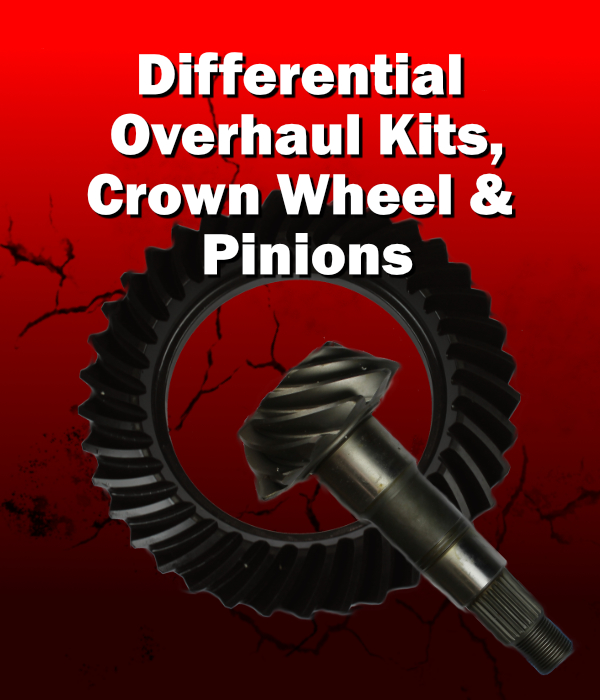 Differential Overhaul Kits, Crown Wheel & Pinions